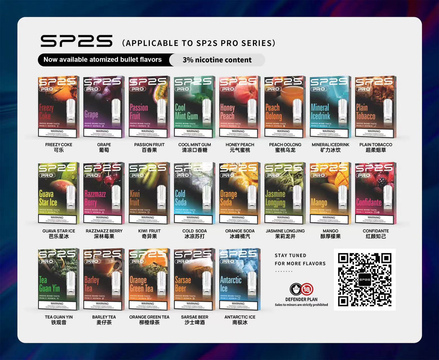 SP2S Pro 煙彈 -通配RELX/SP2/LANA/ILIA/VAKA等一代主機